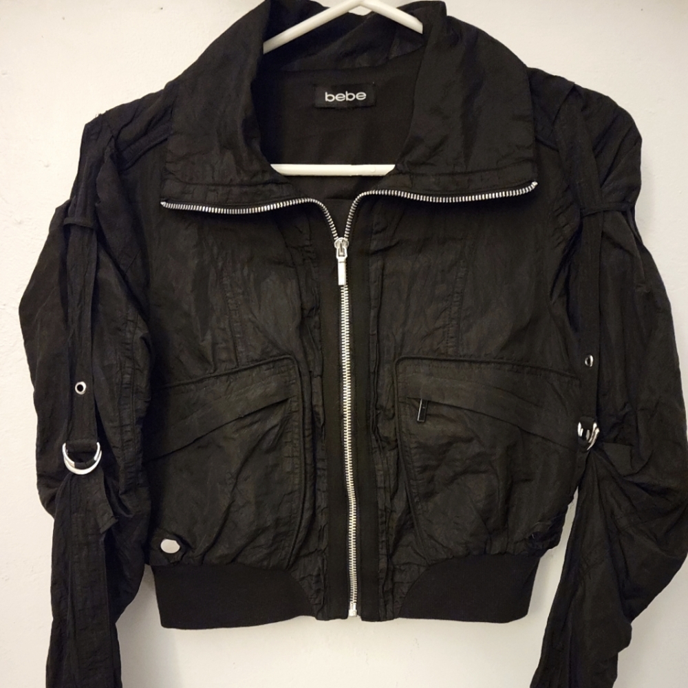 BEBE crop jacket, Black, Size S